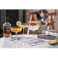 thumbnail image 3 of Better Homes & Gardens Ribbed Coupe Glass, Clear, 10 oz, 3 of 3
