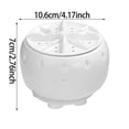 thumbnail image 3 of Portable Mini Washing Machine Automatic Compact Laundry System for Travel Dorm Delicates Underwear and Socks, 3 of 9