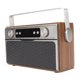 thumbnail image 4 of Altavoz Bluetooth Retro multifuncional Radio FM reloj despertador función botón perilla ajuste altavoz inalámbrico, 4 of 5