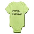 thumbnail image 1 of CafePress - Cells Are Busy Body Suit - Baby Light Bodysuit, 1 of 1