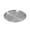 Silver, variant on bestolf Stainless Steel Round Serving Tray Snack Serving Platter for Fruit BBQ Dish for Kitchen Restaurant Camping (Silver XXL)