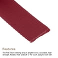 thumbnail image 3 of Uxcell Flat Nylon Webbing Strap 1 Inch 20 Yards Burgundy for Backpack, Luggage-rack, 3 of 6