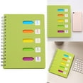 thumbnail image 2 of 5 Subject Spiral Notebook with Removable Tabs,A5 College Ruled 220 Pages College Ruled , Office Note-Taking, College Ruled,Spiral Notebook Lined Journal with Removable Dividers Tabs,Green, 2 of 9