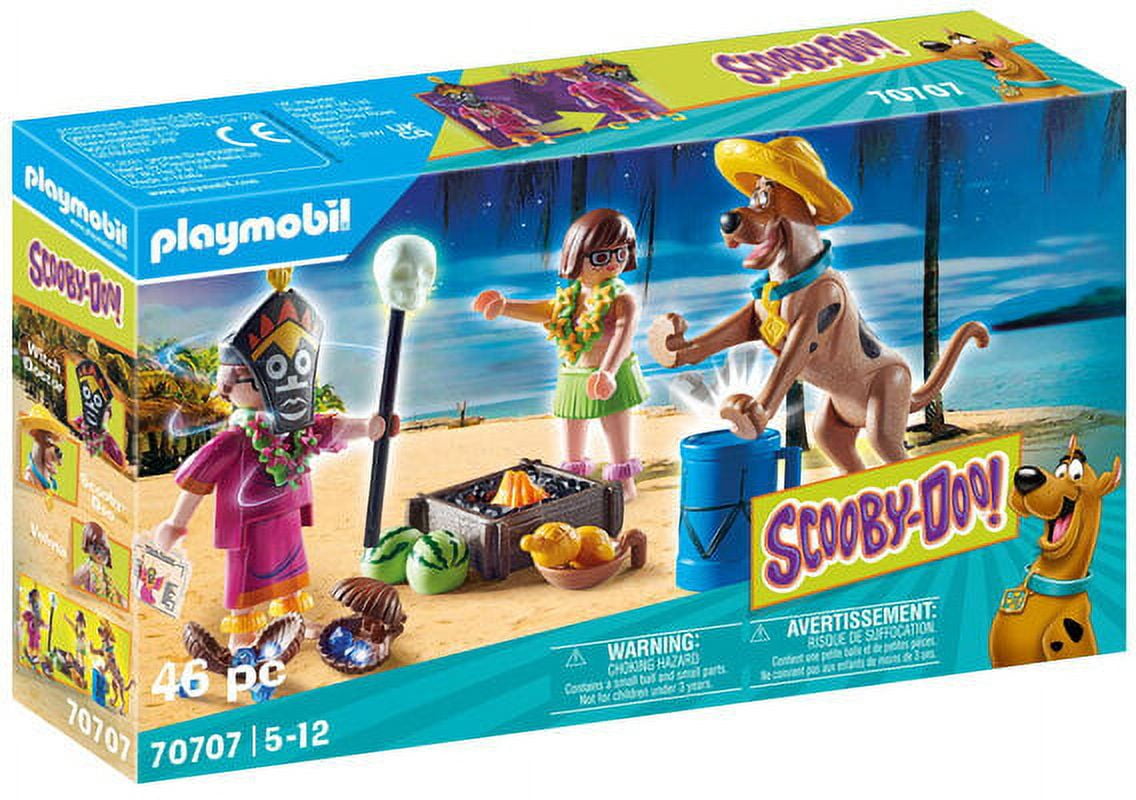 (2 pack) PLAYMOBIL SCOOBY-DOO! Adventure with Witch Doctor