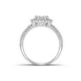 thumbnail image 2 of 14kt White Gold Round Diamond Bridal Wedding Ring Band Set 7/8 Cttw, 2 of 3