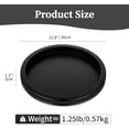 thumbnail image 5 of Decorative Serving Tray Wood: Black Bead Round Tray for Coffee Table Rustic Wooden Trays Decor Farmhouse Kitchen Counter Circle Tray Vintage Centerpiece for Living Room Home Organizer, 5 of 7