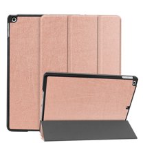 FIEWESEY for iPad 9th/ 8th/ 7th Generation Case 10.2 Inch (2021/2020/2019 Release), 10.2 iPad Case 9th/ 8th/ 7th Gen Cover, Slim Smart Cover with protective Hard Shell Back (Rose Gold)