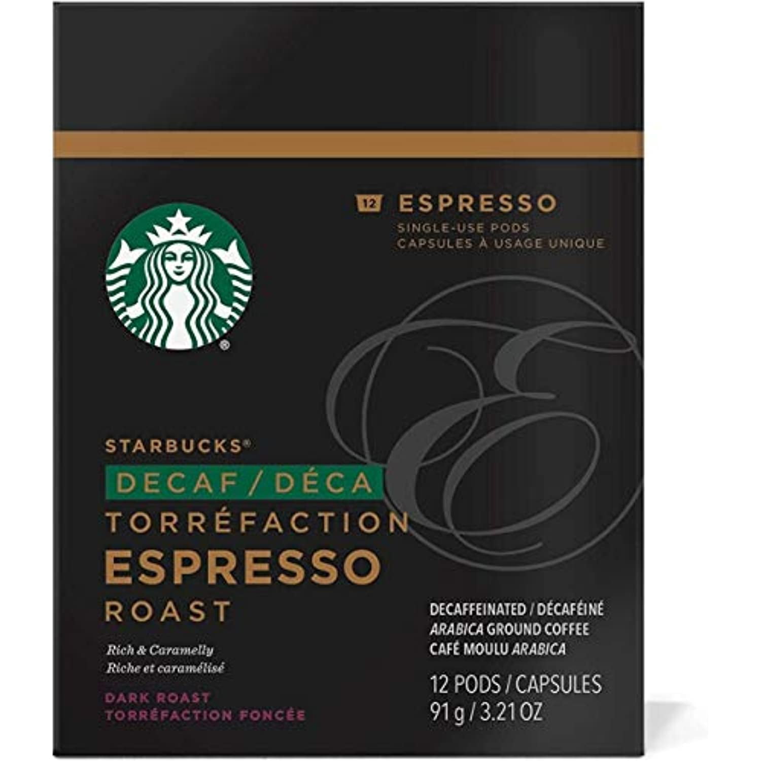 Starbucks Decaf Espresso Roast Espresso Verismo Pods (24 Count