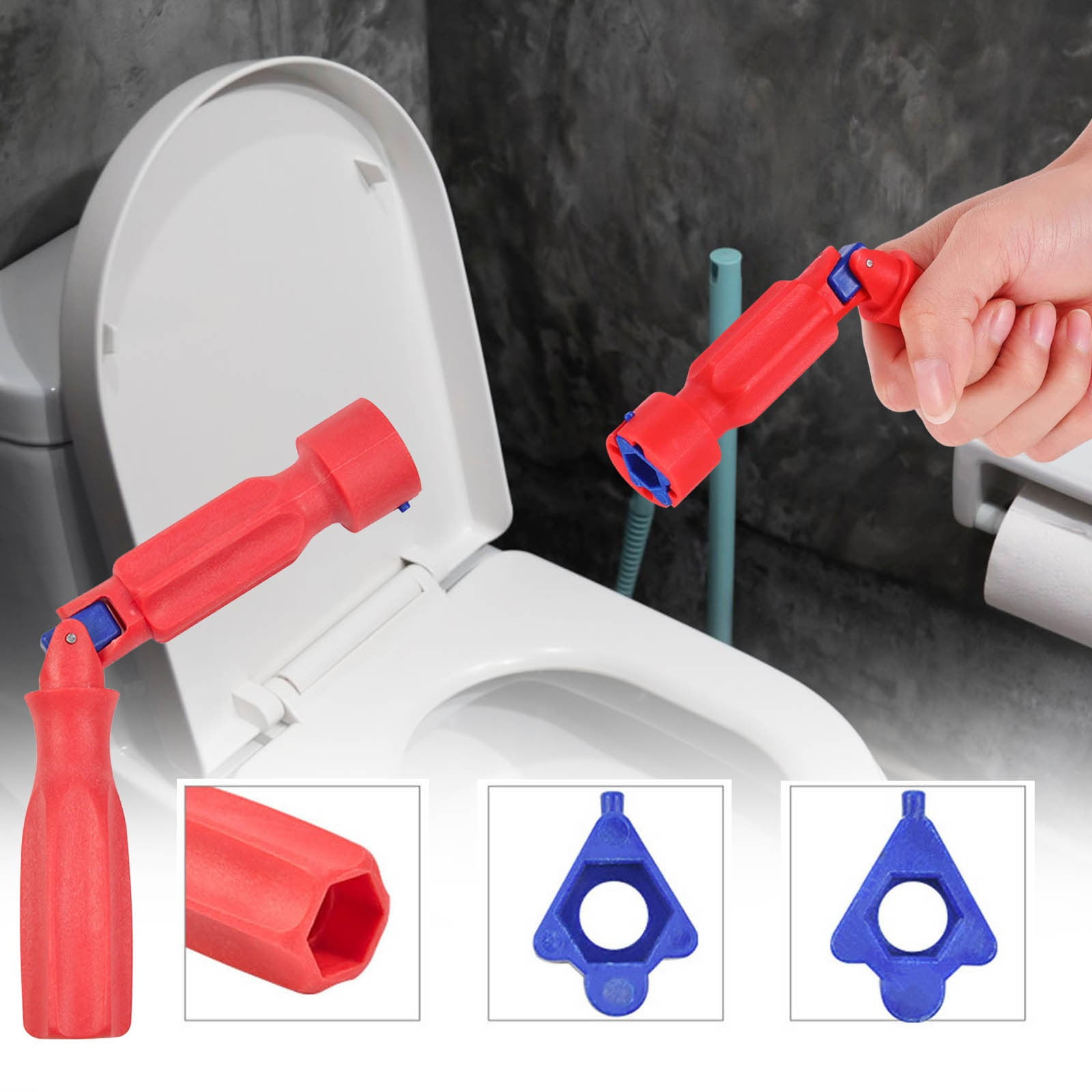 Tornillos De Repuesto Para Asiento De Inodoro, Pernos De Bisagra De Asiento De Inodoro De Acero Inoxidable Con Tuercas De Plástico Y Arandelas De Goma Para Fijar El Asiento De Inodoro