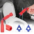 thumbnail image 1 of Clamp Ends Mini Table Vice Small Metal Clamps with Teeth Hand Screw Clamp 10 Mini Clamps Screw Toilet Seat Fitting Tool Universal Toilet Seat Installation Key Toilet Seat 10/13/17mm Universal, 1 of 3