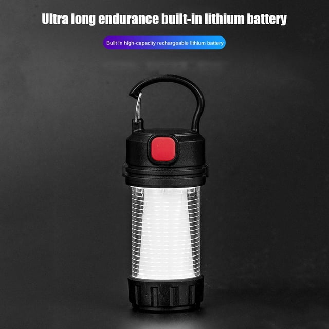 Mini lámpara colgante LED portátil de emergencia para exteriores, tienda de campaña, luces de trabajo
