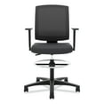 thumbnail image 2 of basyx VL515 Mid-Back Mesh Task Stool with Fixed Arms, Black, 2 of 6