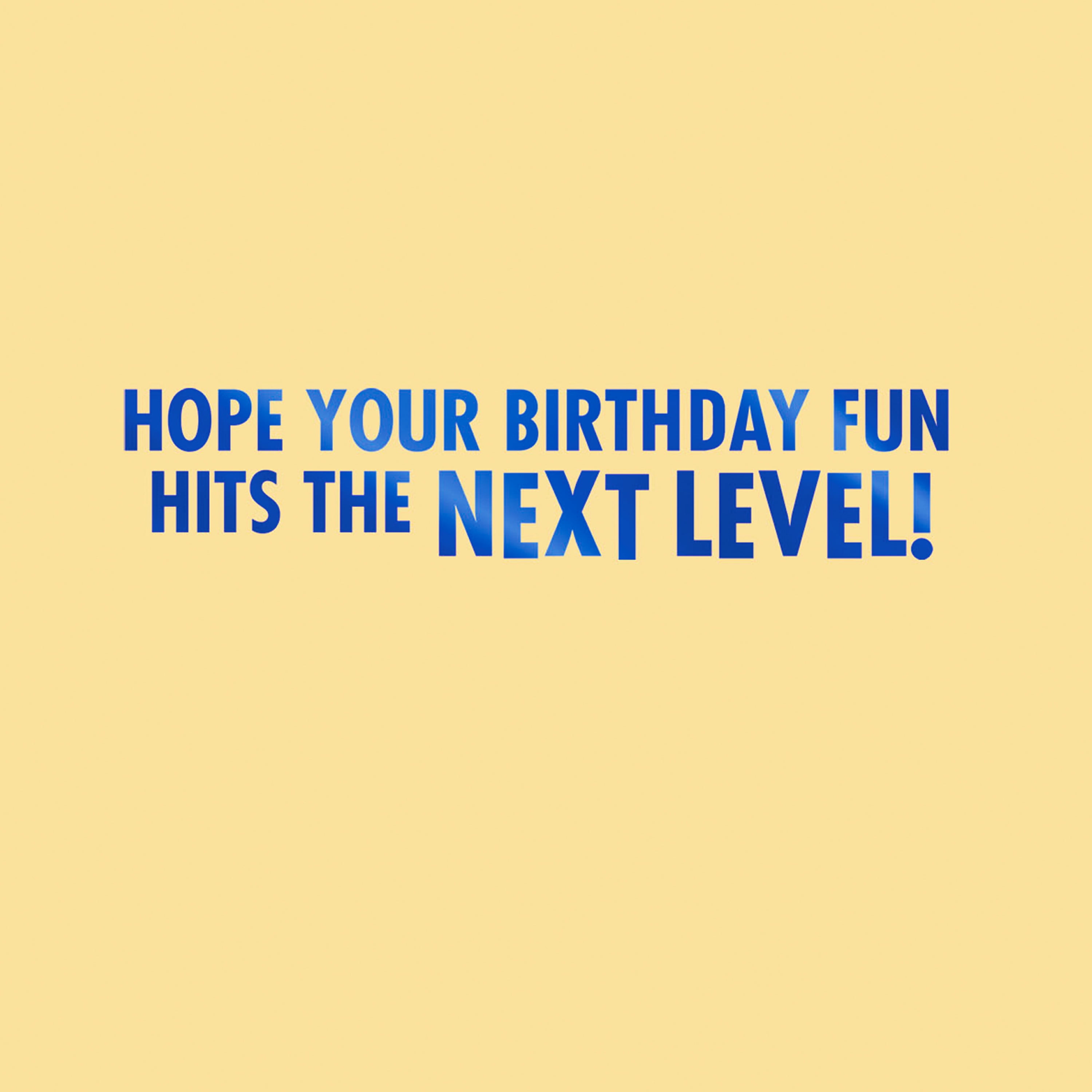 Hallmark Gift Card Greeting Birthday Card for Kids (Game On)