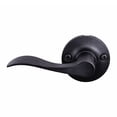 thumbnail image 3 of Design House Stratford Left-Hand Non-Turning One-Sided Dummy Door Lever, Matte Black, 3 of 7