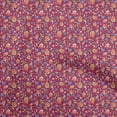 thumbnail image 1 of oneOone Viscose Chiffon Pink Fabric Floral Dress Material Fabric Print Fabric By The Yard 42 Inch Wide, 1 of 5