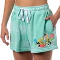 thumbnail image 2 of Disney Womens Alice in Wonderland Time for Tea Bralette and Short Pajama Lounge Set, 2 of 5