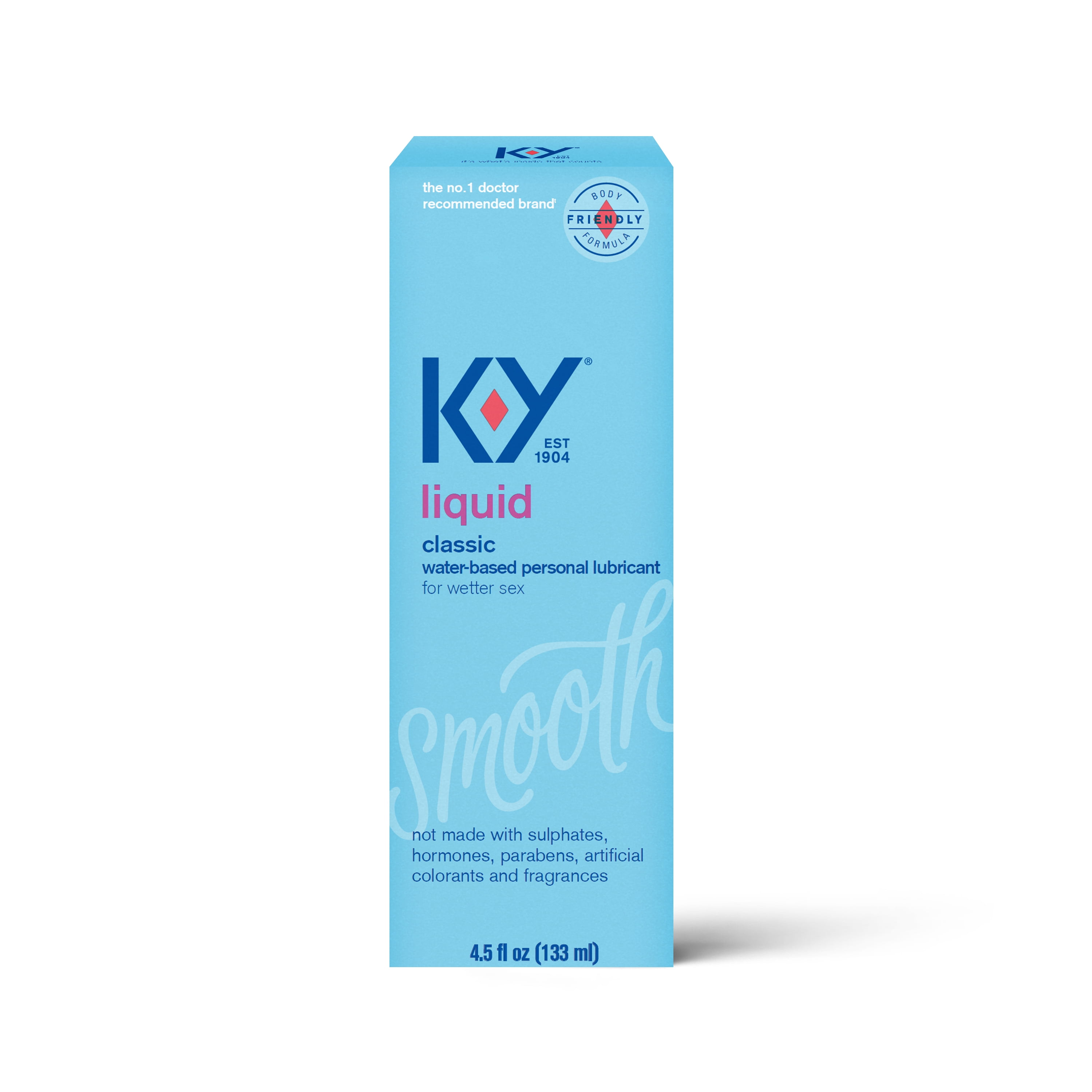 KY Liquid Lube, Personal Lubricant, WaterBased Formula, Safe to Use