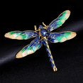 thumbnail image 4 of GHSDFBB Enamel Dragonfly Brooch Insect Animal Dragonfly Pins for Women, 4 of 7