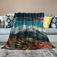 thumbnail image 2 of Orinice Scenery in The Glass Blanket - Captivating Landscape, Soft and Comfortable Flannel, Ideal for Any Furniture, All-Season Warmth,  40x50in, 2 of 6