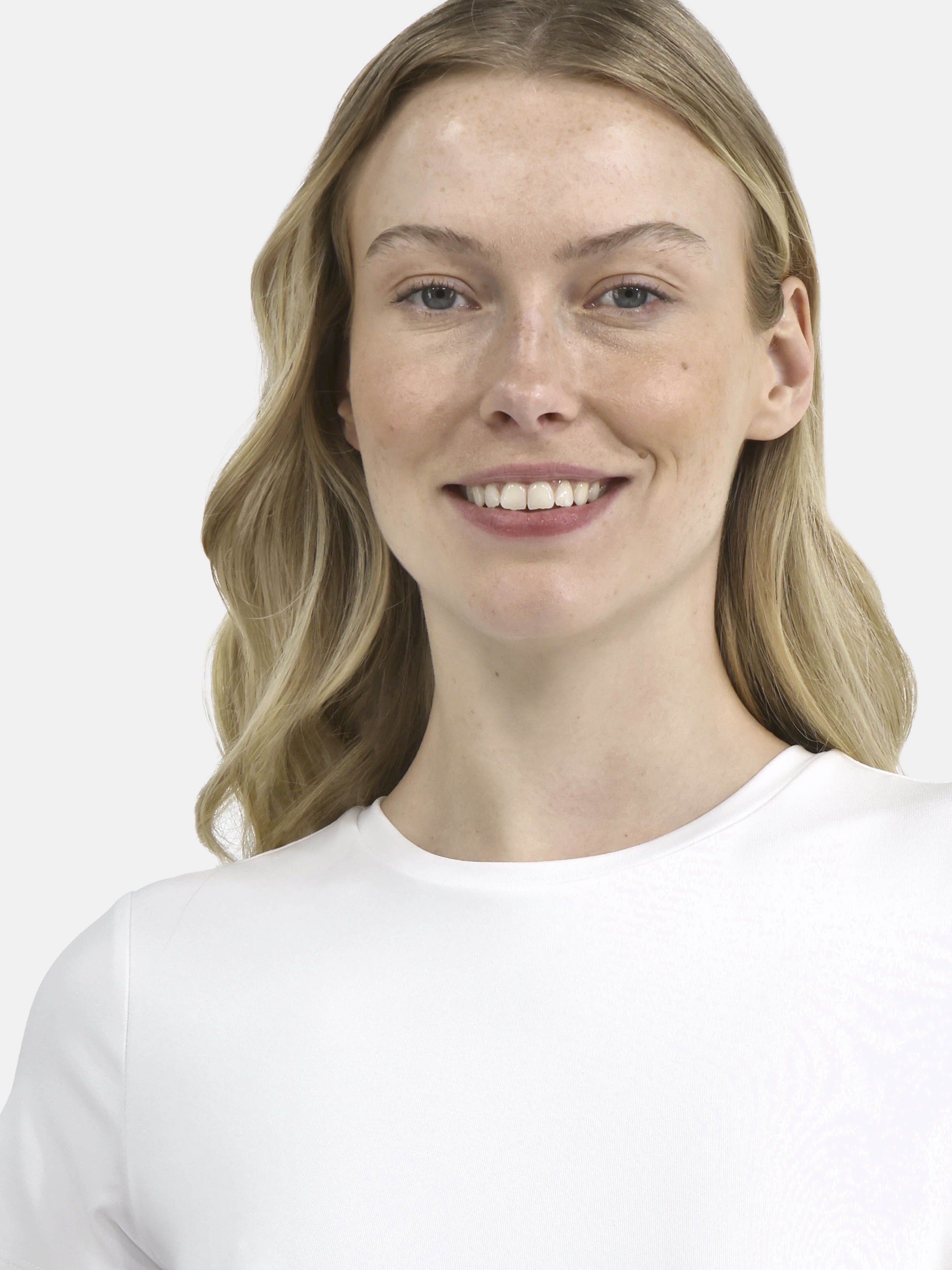 Time and Tru Women's Smoothing Tee with Short Sleeves, Sizes XS-XXXL