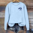 thumbnail image 5 of Oversized Sweatshirts for Women Long Sleeve Crew Neck Graphic Printed Tops Fall Fashion 2025 Pullover Sweaters Winter Clothes, 5 of 6