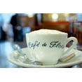 thumbnail image 2 of Blaustein, Alan 14x11 White Modern Wood Framed Museum Art Print Titled - Cafe de Flore, 2 of 4