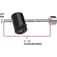 thumbnail image 4 of TOWSMART 1/4 in. Pin, Adjustable Coupler Lock, 1 in. to 3 in. Coupler Span - Chrome, 4 of 8