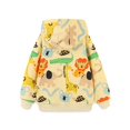 thumbnail image 5 of Atogsazn Toddler Girls Fleece Lined Jackets Button Long Sleeve Hooded Dress Winter Warm Clothes Fashion C-Yellow 4-5 Years on Clearance, 5 of 6