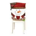 thumbnail image 2 of Christmas Dining Chair Slipcover, Cute Snowman Elk Santa Claus Back Chair Cover for Dining Room Chairs Holiday Decorations Xmas Indoor Decor, 2 of 5