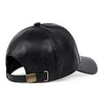 thumbnail image 3 of Vintage Leather Baseball Cap Men Fashion Hip Hop Sports Caps Army Hat British Vintage Cowhide Leather Hats ,Fashion Design, 3 of 5