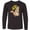 AB-Black, variant on Inktastic Cute Chipmunk with Sunflower Long Sleeve Youth T-Shirt