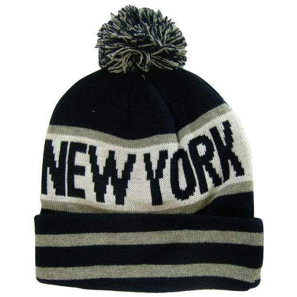 BVE Sports Novelties New York City Adult Size Winter Knit Beanie Hats