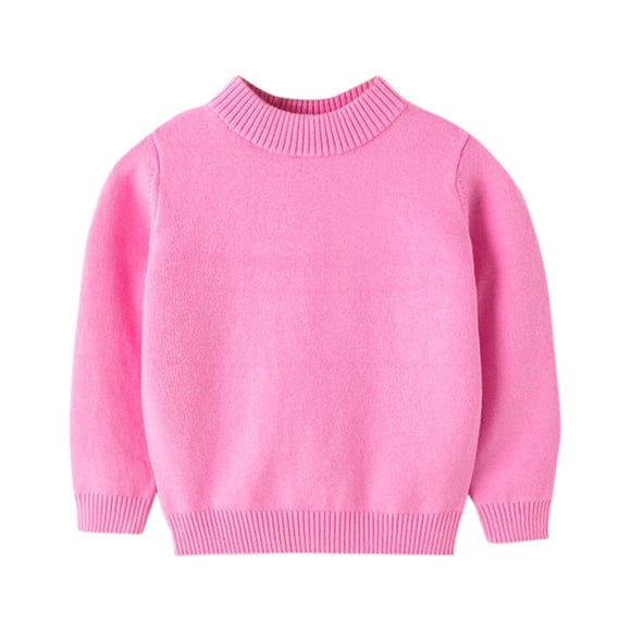 Toddler Winter Knit Sweater Winter Toddler Youth Teen Boys Girls Pullover Pulsweetheart Knit Sweater Knitwear Baby Pullover Sweater Pinks 120