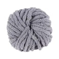 thumbnail image 4 of Hilo de chenilla grueso para tejer a mano, suave, para decoración del hogar, macramé Gris, 4 of 7