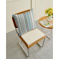 thumbnail image 4 of Waterproof Outdoor Throw Pillows with Inserts 18"x18", Light Blue Striped Soft Decorative Pillowcases for Couch Bedroom, Farmhouse Thin Line Modern Abstract Art Pillow Covers for Sofa Living Room, 4 of 8