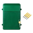 thumbnail image 2 of DOLITY Lockable Wall-Mounted Mailbox, Donation Box, Versatile Ballot Box, 13.5 x 10 x 4 Green, 2 of 9