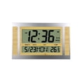 thumbnail image 2 of Yannianjz under $5 3Pcs Electronic Wall Clock, Large Screen LCD Wall Clock, Quiet Electronic Digital Clock, Date Temperature Display, Anniversary Reminder Timer, Home Office Clock, 2 of 9