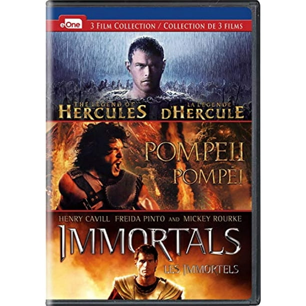 Légende des Hercules / / Pompéii / / Immortels DVD Triple Caractéristique