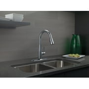 Delta 9113-AR-DST Essa Single Handle Pull-Down Kitchen Faucet in Arctic Stainless