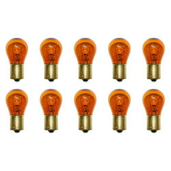 CEC Industries #1141A (Amber) Bulbs, 12.8 V, 18.432 W, BA15s Base, S-8 shape (Box of 10)