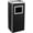 45 l, variant on Mobile waste bin with hotel ashtray 45 L steel black furniture for indoor outdoor house living room