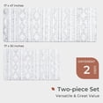 thumbnail image 6 of Anti Fatigue Kitchen Mats for Floor 2 Piece Set, Waterproof & Non-Skid Boho Kitchen Rugs, Cushioned Kitchen Mat for Standing Washable Comfort Desk Kitchen Runners, 17x30+17x47, 6 of 6