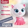 thumbnail image 3 of 28cm Intelligent Voice Plush Toy Talking Tom Cat Angela Intelligent Dialogue Baby Early Education Machine, 3 of 8