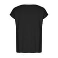 thumbnail image 5 of Itsame Loose Sweater for Womens Long Sleeve Pullover Sweaters Crew Neck New Solid Color Casual Relaxed Sweatertop Black Size L, 5 of 6