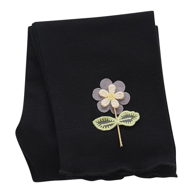 Odeerbi 2-10 Años Niñas Mallas Elásticas de Modal Capris Pantalón Cintura Media 3/4 Bajo Cálido Pantimedias