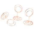thumbnail image 1 of Table Number Holders, 20Pcs Table Number Stands Wedding Table Numbers Round Shaped Stable Electroplated Metal Widely  Place Card Holder For Wedding Party Office, 1 of 8