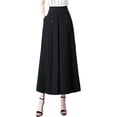 thumbnail image 5 of Aoanydony Womens Wide Leg Pants Casual Work Pants Straight Trousers Long Palazzo Pants Black M, 5 of 6