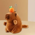 thumbnail image 4 of Carpincho de peluche de juguete, bolso, mochila, dije, muñeca bonita y divertida, llavero de peluche decorativo, regalo colgante, 4 of 6