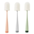 thumbnail image 4 of SATRINO 1 PCS Dishwashing Foam Sponge Brush with Long Handle Bottle Scrubber Cleaning Sponges Brushes Cleaner Soft for Baby Bottle Kitchen Clean Glasses Mugs Cups (Gray), 4 of 7