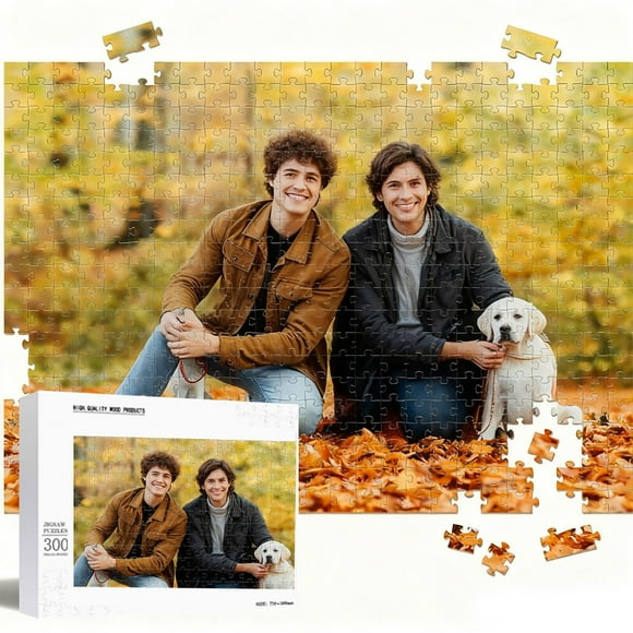 Custom Photo Puzzle Picture For Adults And Kids Family Activity Keepsake Memory Game